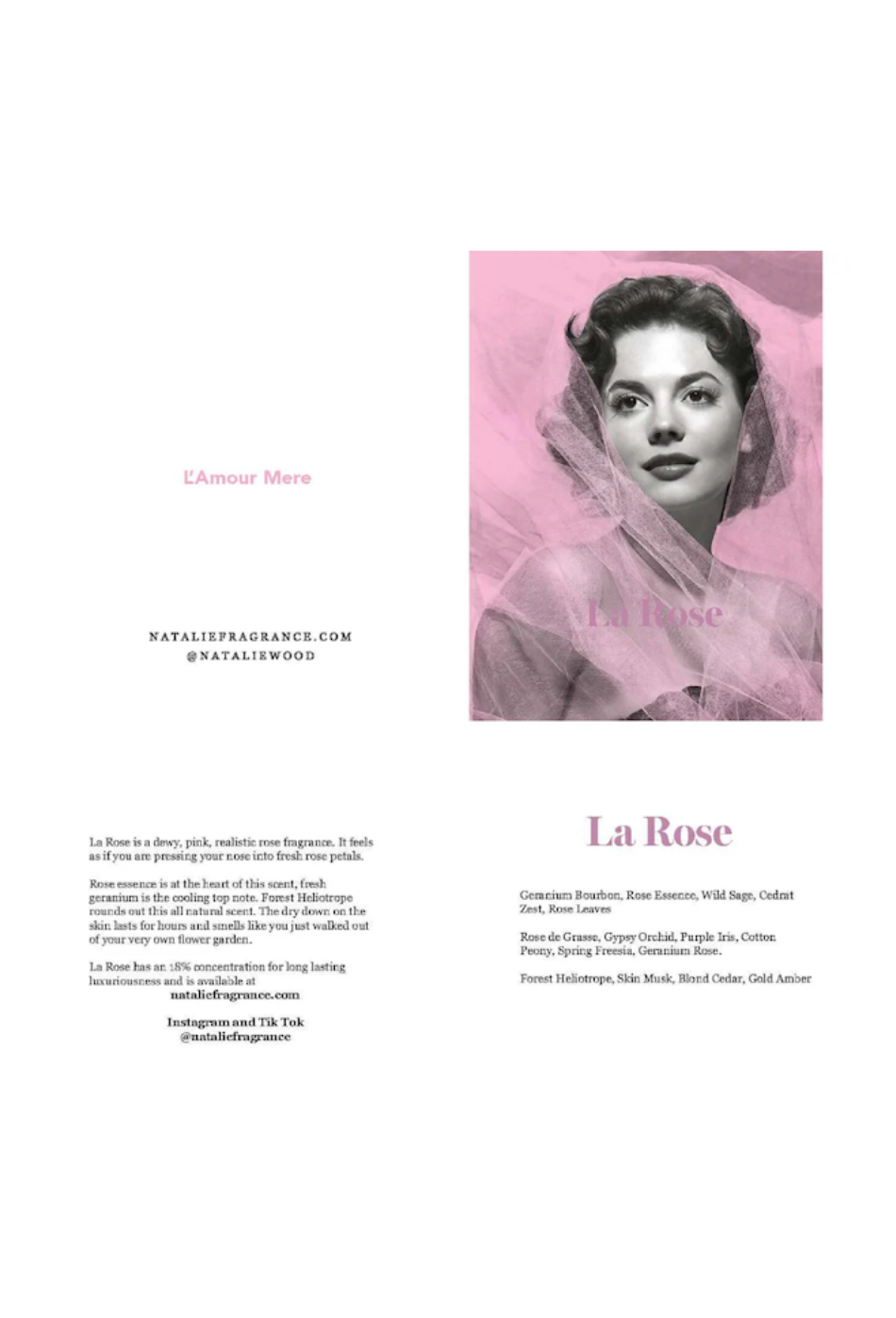 La Rose Sample Card