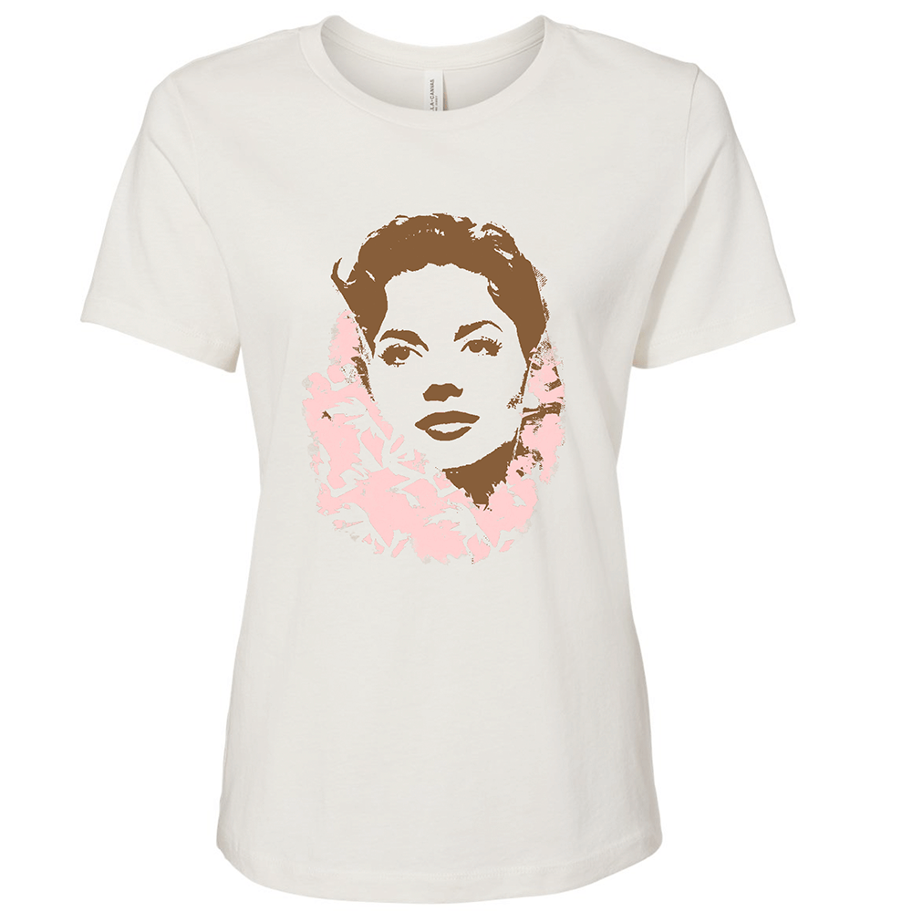 Pretty in Pink Natalie Wood T Shirt Limited Edition by Artist Destin Clover